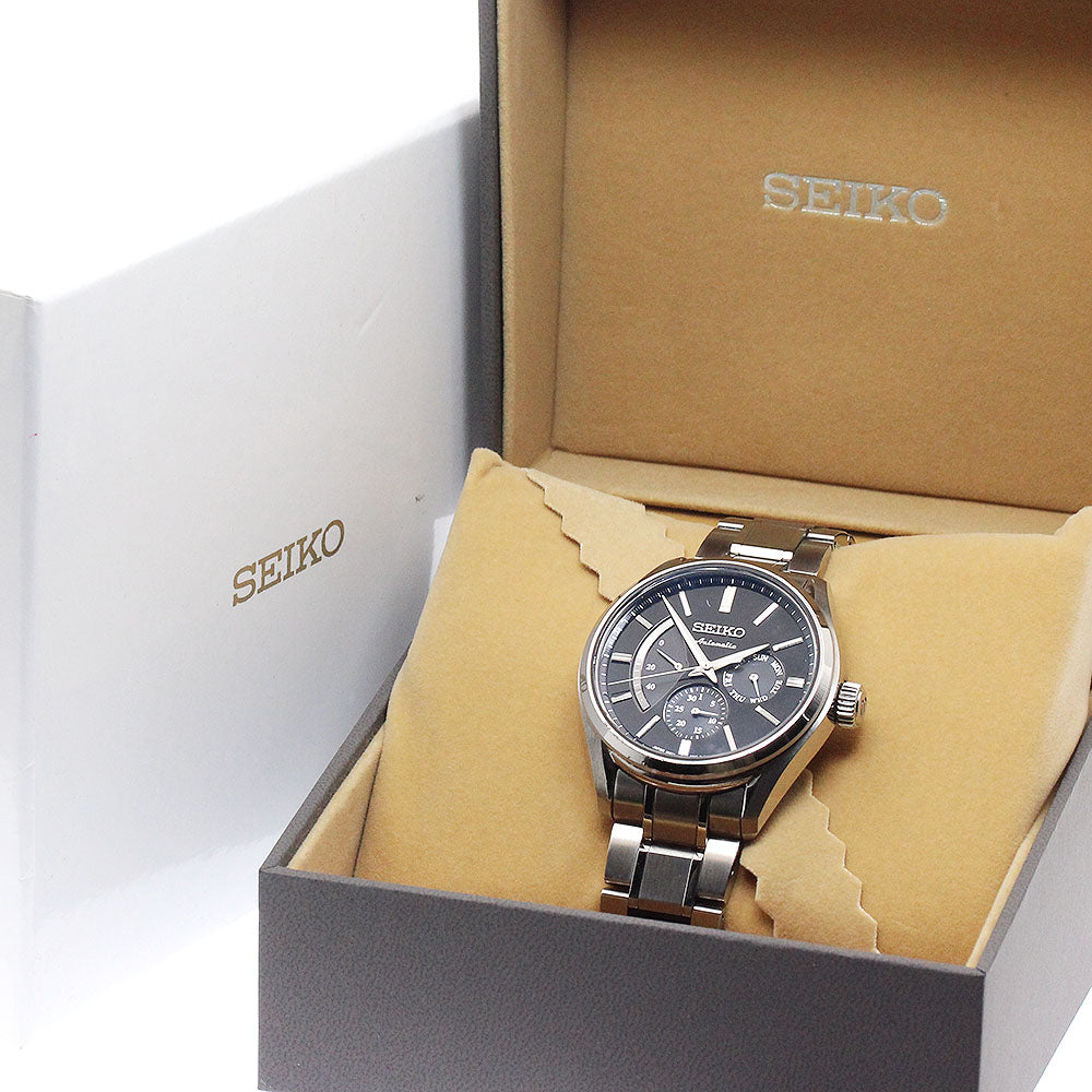 SEIKO Presage 6R21-01B0/SARW023 Day date black Dial Automatic Men's Watch_882082
