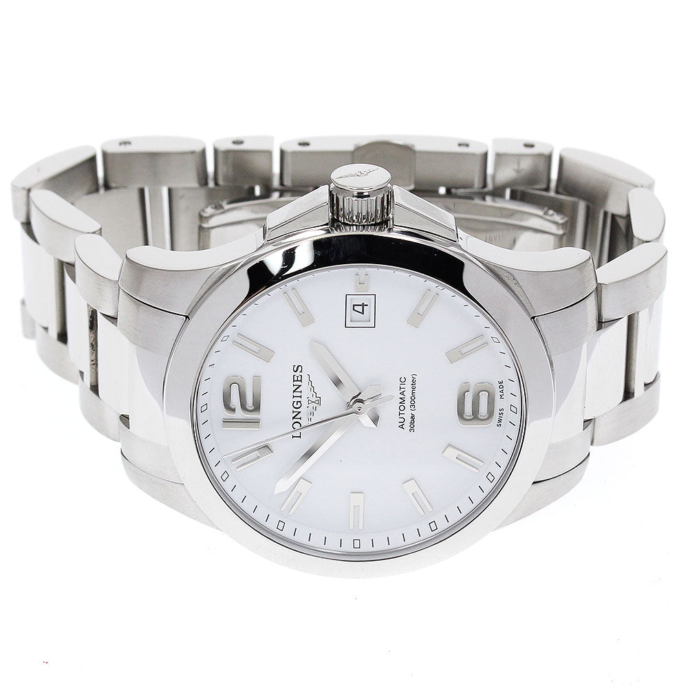 LONGINES Conquest L3.676.4 Date white Dial Automatic Men's Watch_882094