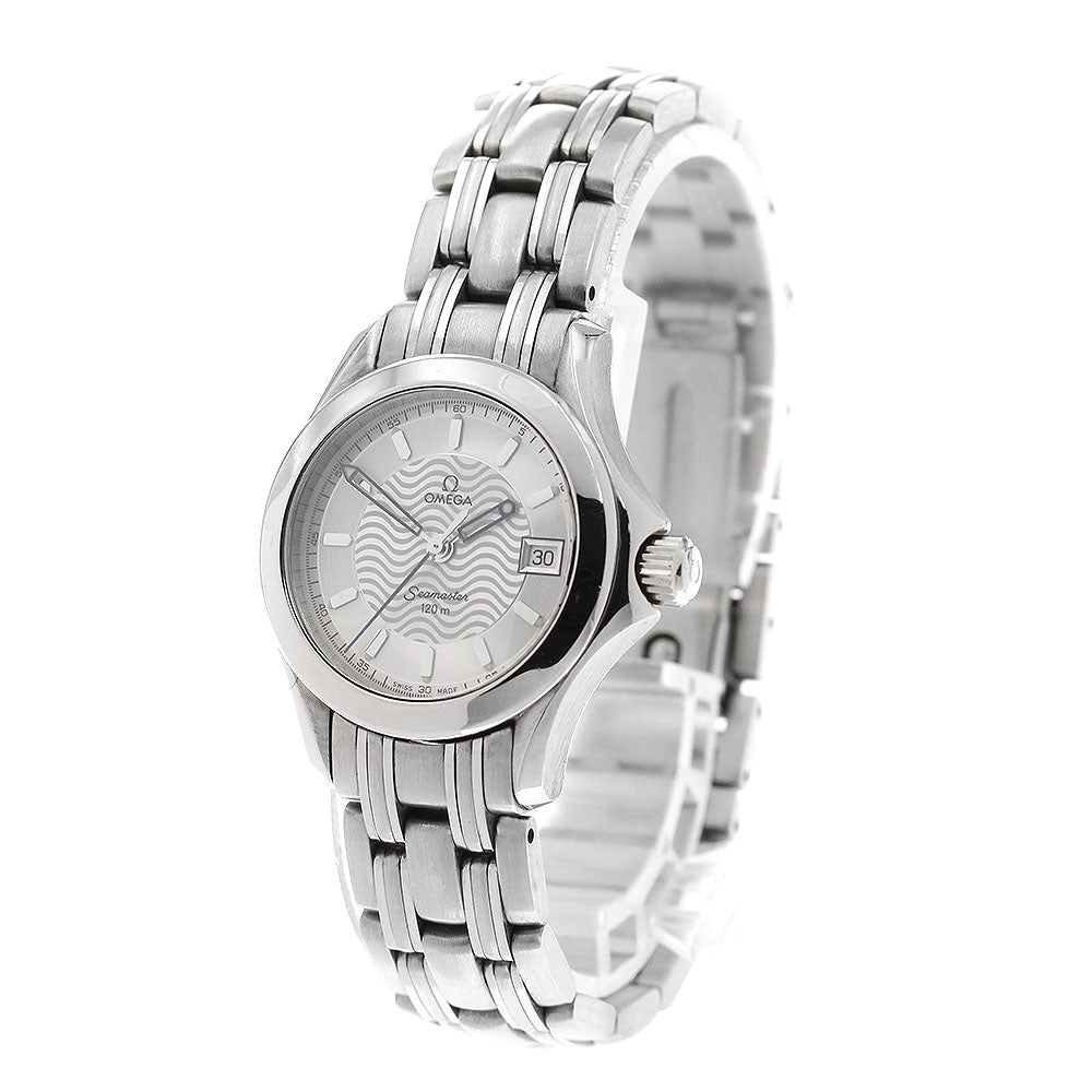 OMEGA Seamaster120 2581.31 Date Silver Dial Quartz Ladies Watch_882099