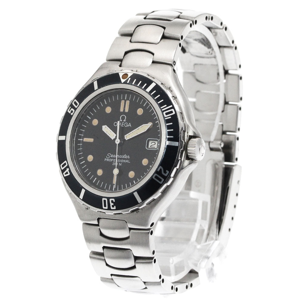 OMEGA Seamaster200m 2850.50 Date black Dial Quartz Men's Watch_882100