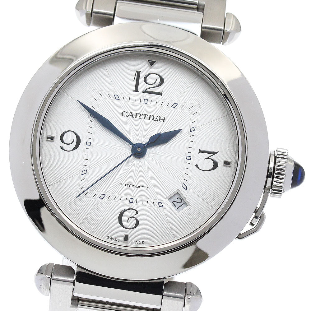 CARTIER Pasha de Cartier WSPA0009 Date Silver Dial Automatic Men's Watch_882378