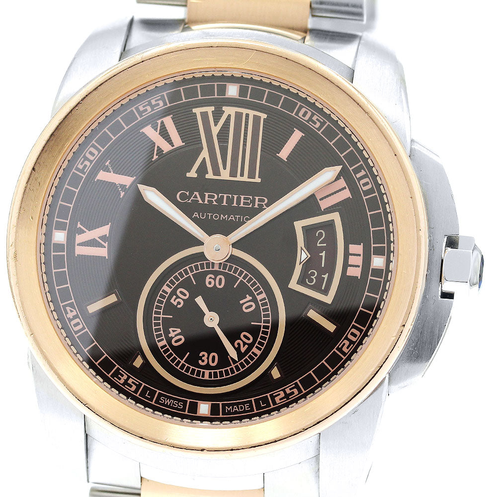 CARTIER Calibur de Cartier W7100050 Small seconds Automatic Men's Watch_882380