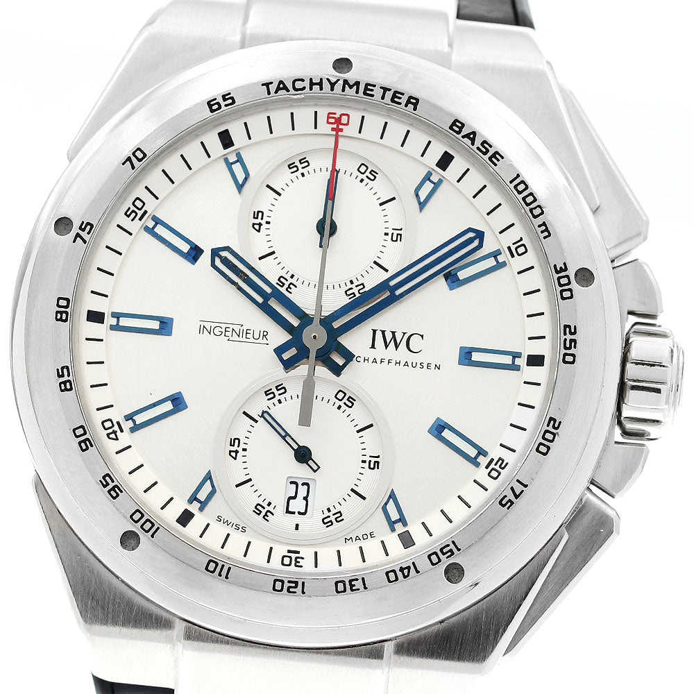 IWC SCHAFFHAUSEN Ingenieur Chronograph Racer IW378509 Silver Dial Automatic Men's Watch_882383