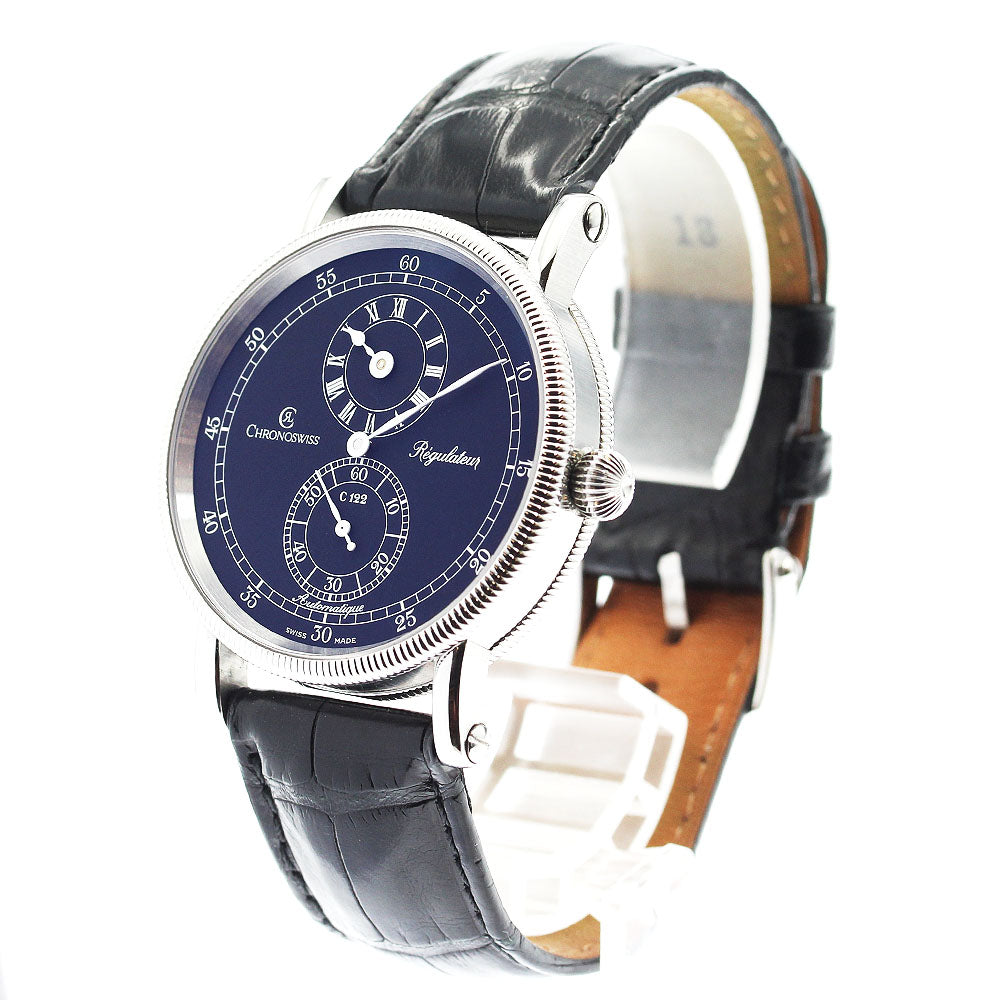 Chronoswiss Regulator CH1223 Small seconds black Dial Automatic Men's Watch_882392