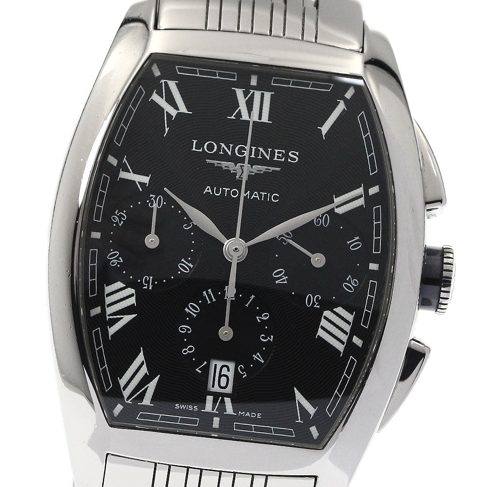 LONGINES Evidenza L2.643.4 Chronograph black Dial Automatic Men's Watch_882393