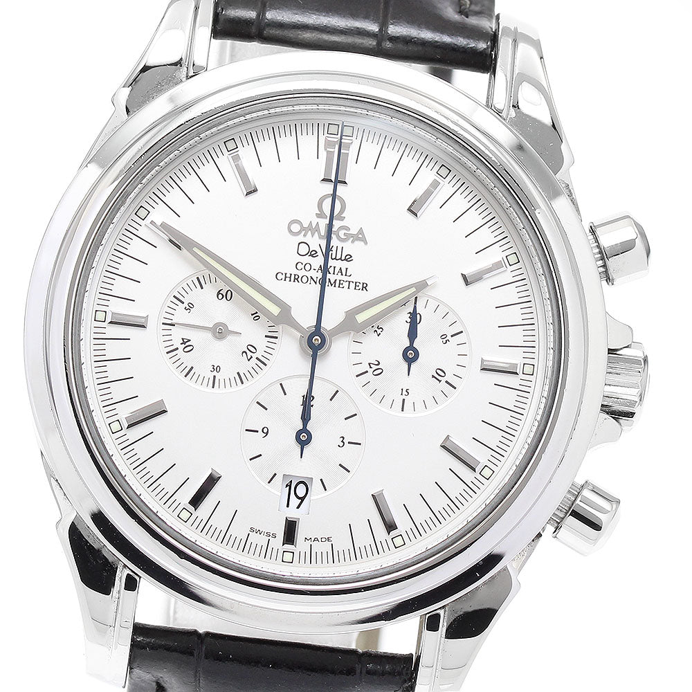 OMEGA De Ville Coaxial 4841.31.32 Date Chronograph Silver Dial Automatic Men's Watch_882400