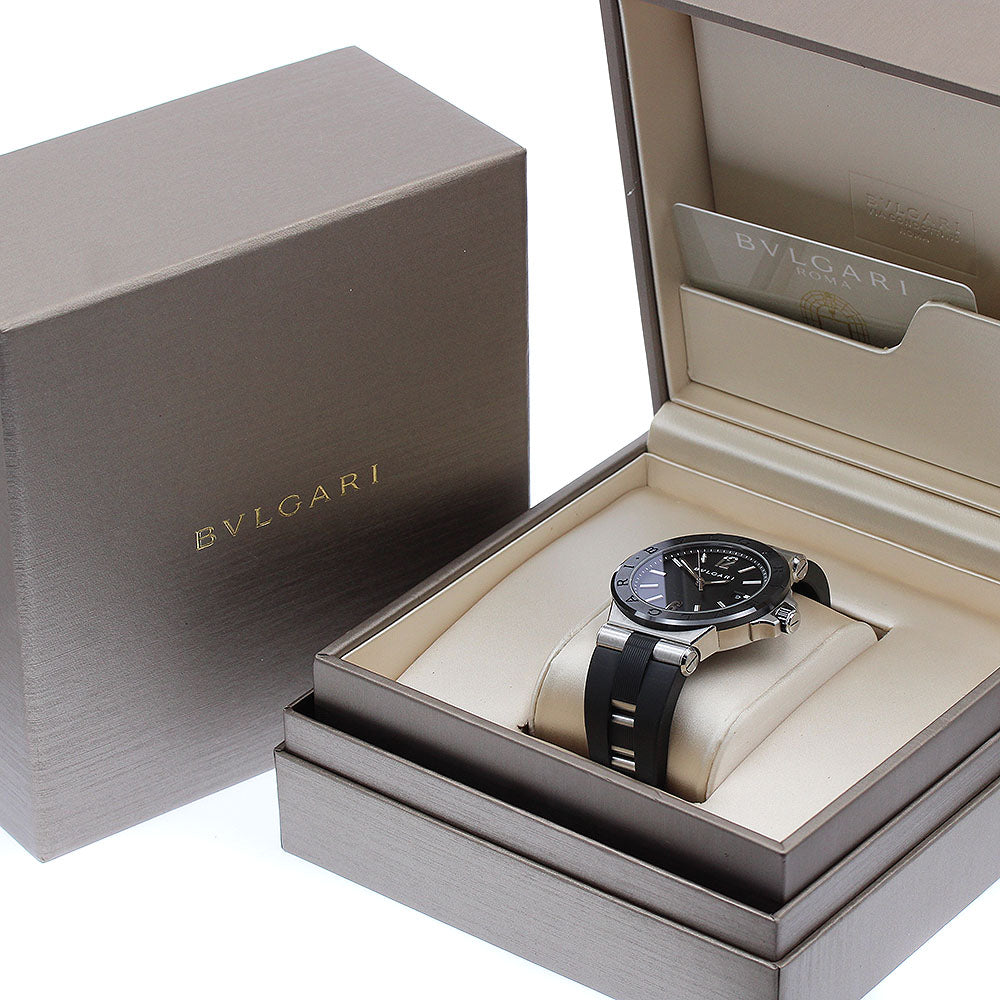 BVLGARI Diagono ceramic DG42SC Date black Dial Automatic Men's Watch_882403