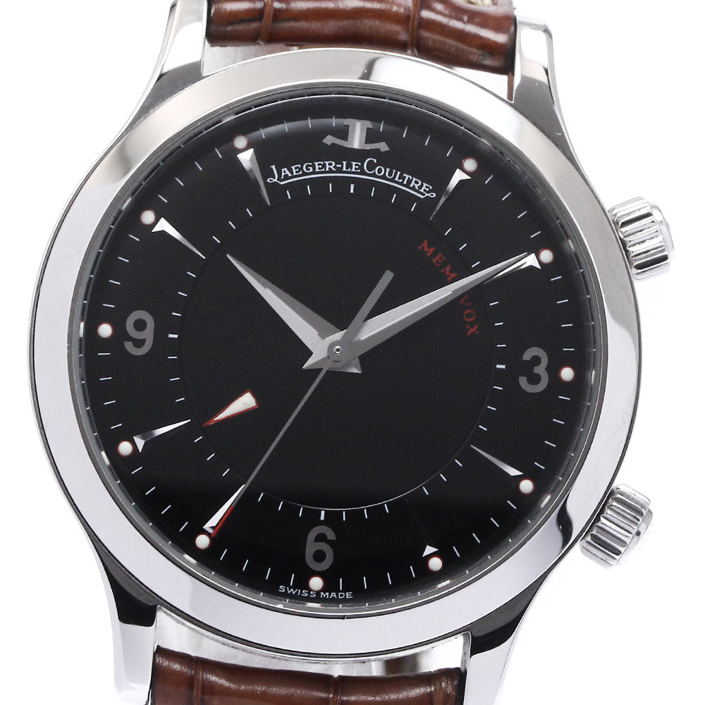 JAEGER-LECOULTRE Master Black Memovox 144.8.94S/Q1448470 alarm black Dial Hand Winding Men's Watch_882406