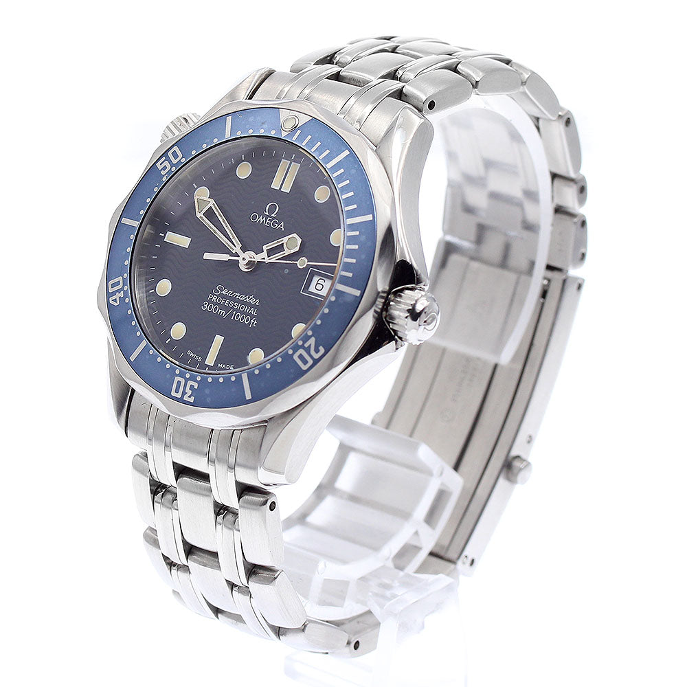 OMEGA Seamaster300 Professional 2561.80 Date Navy Dial Quartz Boy's Watch_882416