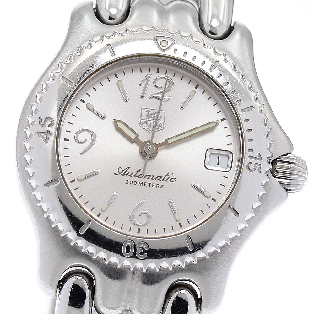 TAG HEUER S/el WG2310 Date Silver Dial Automatic Ladies Watch_882420