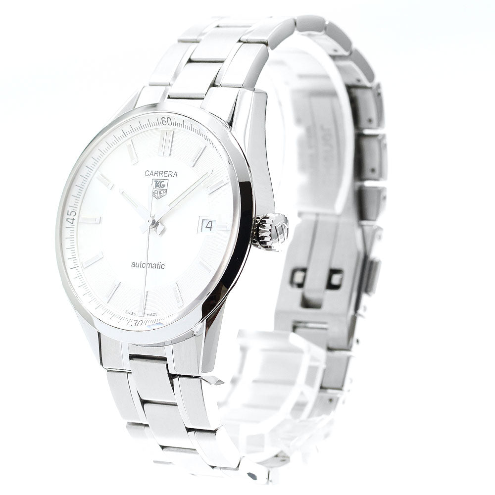 TAG HEUER Carrera Caliber 5 WV211A-0 Date Silver Dial Automatic Men's_882422