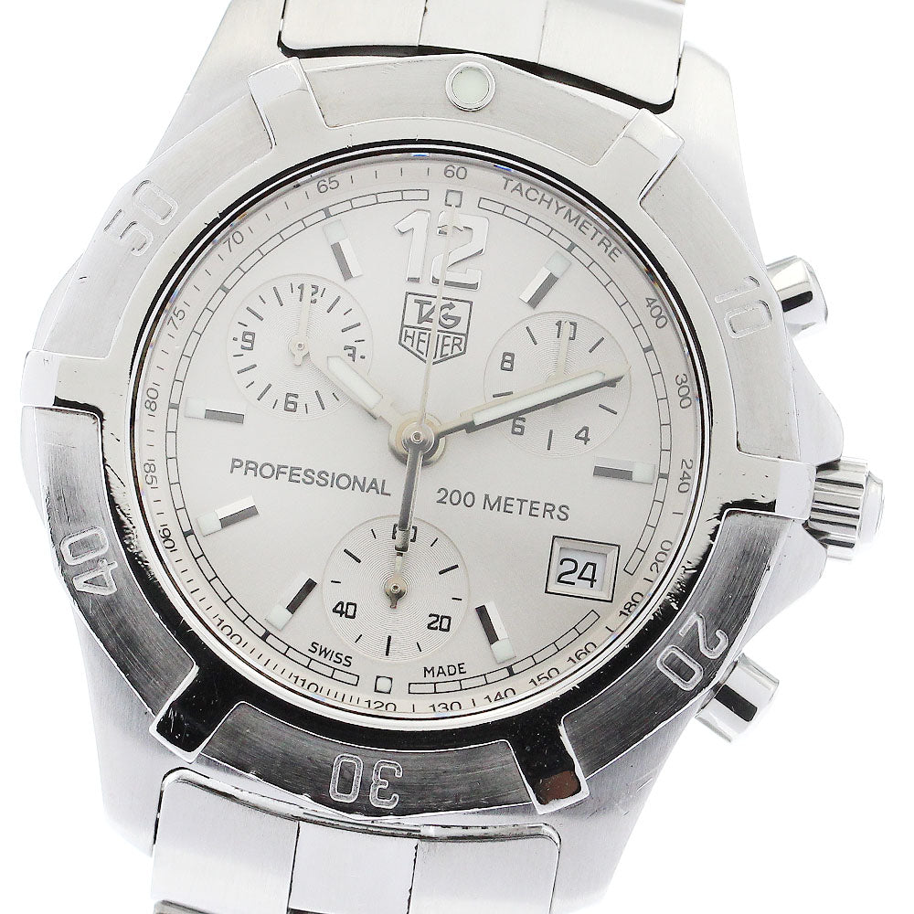TAG HEUER Exclusive CN1111 Chronograph Silver Dial Quartz Men's Watch_882426