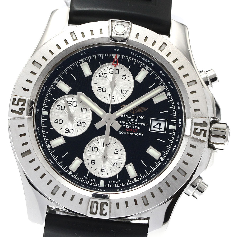 BREITLING Colt A13388 Date Chronograph black Dial Automatic Men's Watch_882428