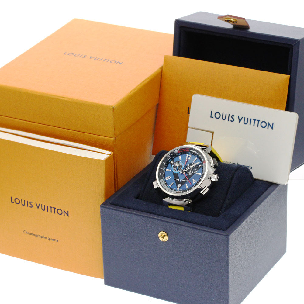 LOUIS VUITTON Tambour Regatta Q102D Chronograph Alarm Quartz Men's Watch_882449