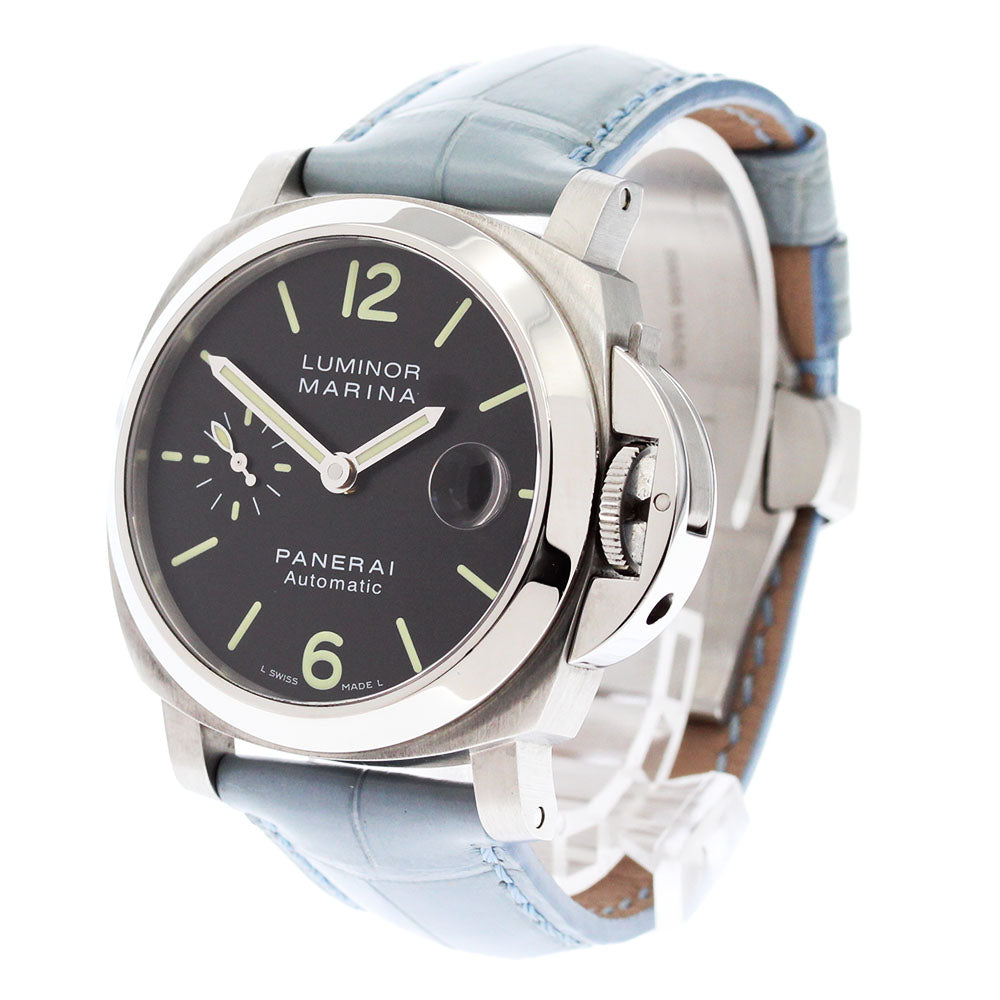 PANERAI Luminor Marina PAM00048 Small Second Date black Dial Automatic Men's Watch_882451