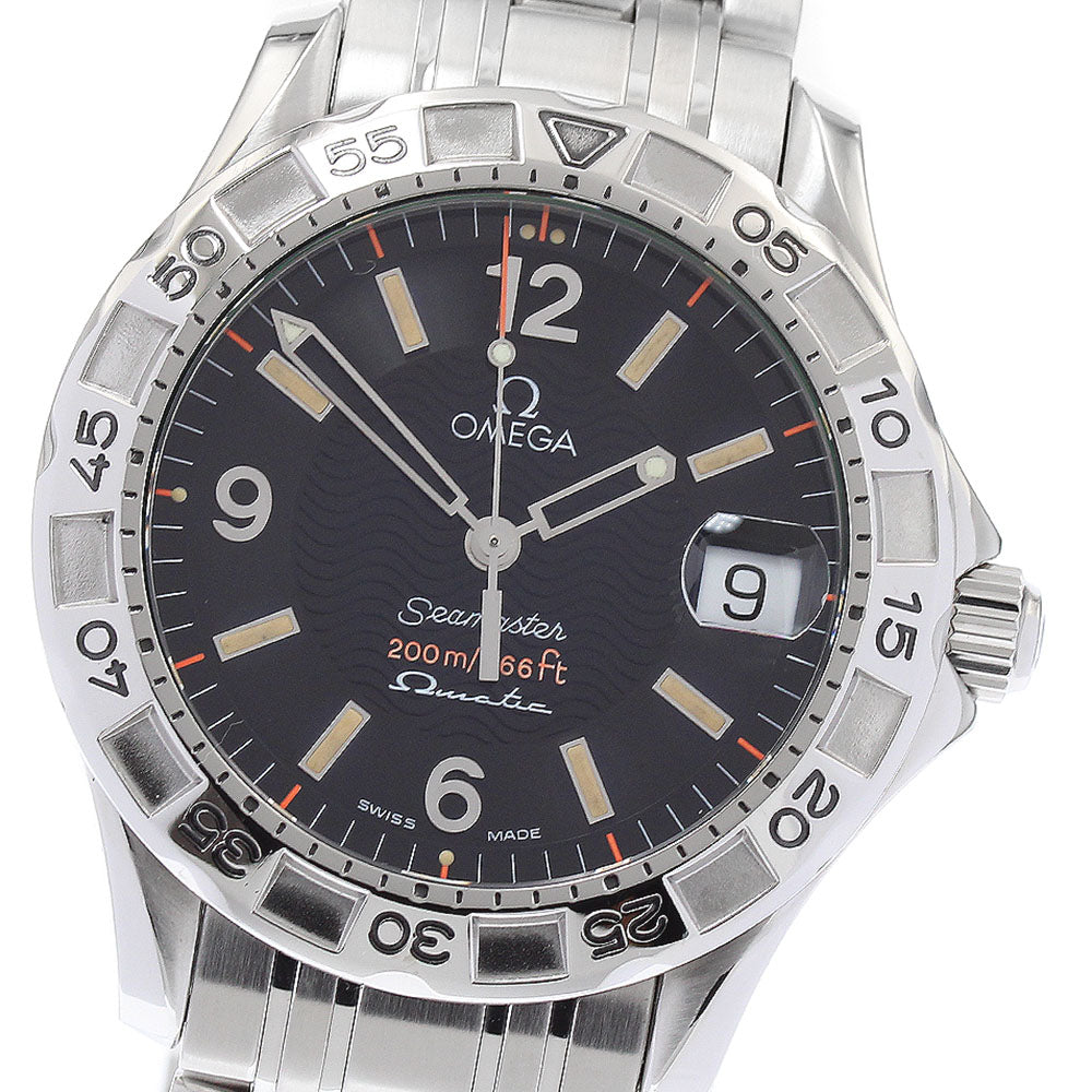 OMEGA Seamaster 200m Omegamatic 2514.50 Date black Dial Auto quartz Men's_882492