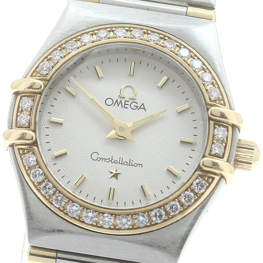 OMEGA Constellation Mini 1367.30 Diamond Bezel Silver Dial Quartz Ladies_882501