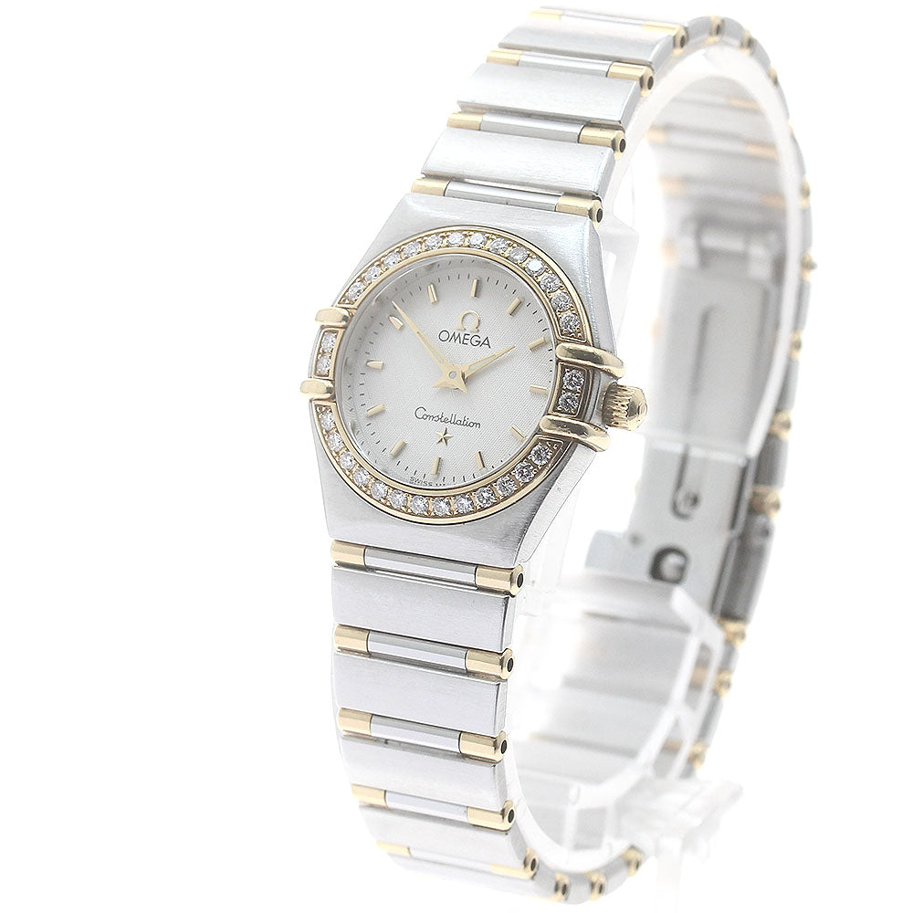 OMEGA Constellation Mini 1367.30 Diamond Bezel Silver Dial Quartz Ladies_882501