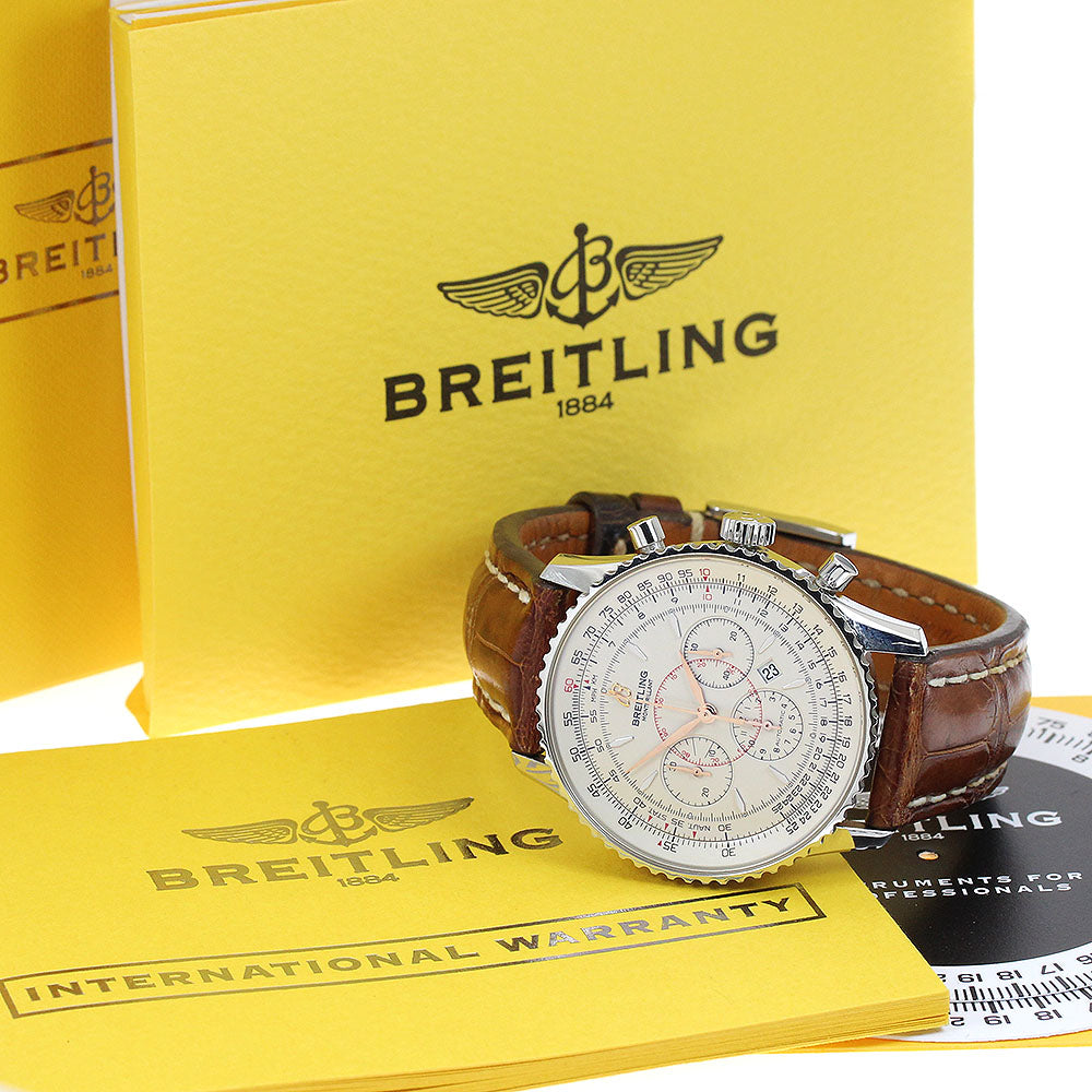 BREITLING Navitimer Montbrillant A41370 Date Chronograph beige Dial Automatic Men's Watch_882512
