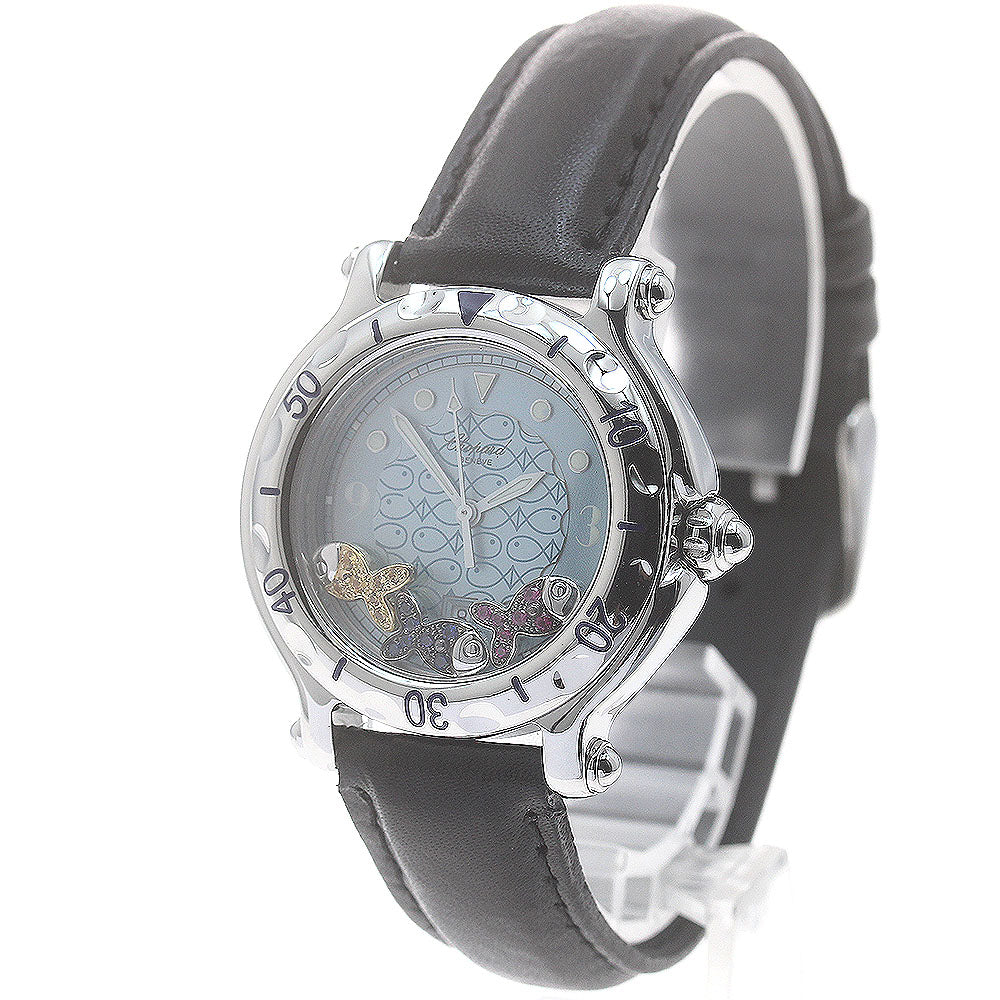 Chopard Happy sports 27/8921 Date Light blue Dial Quartz Ladies Watch_882520