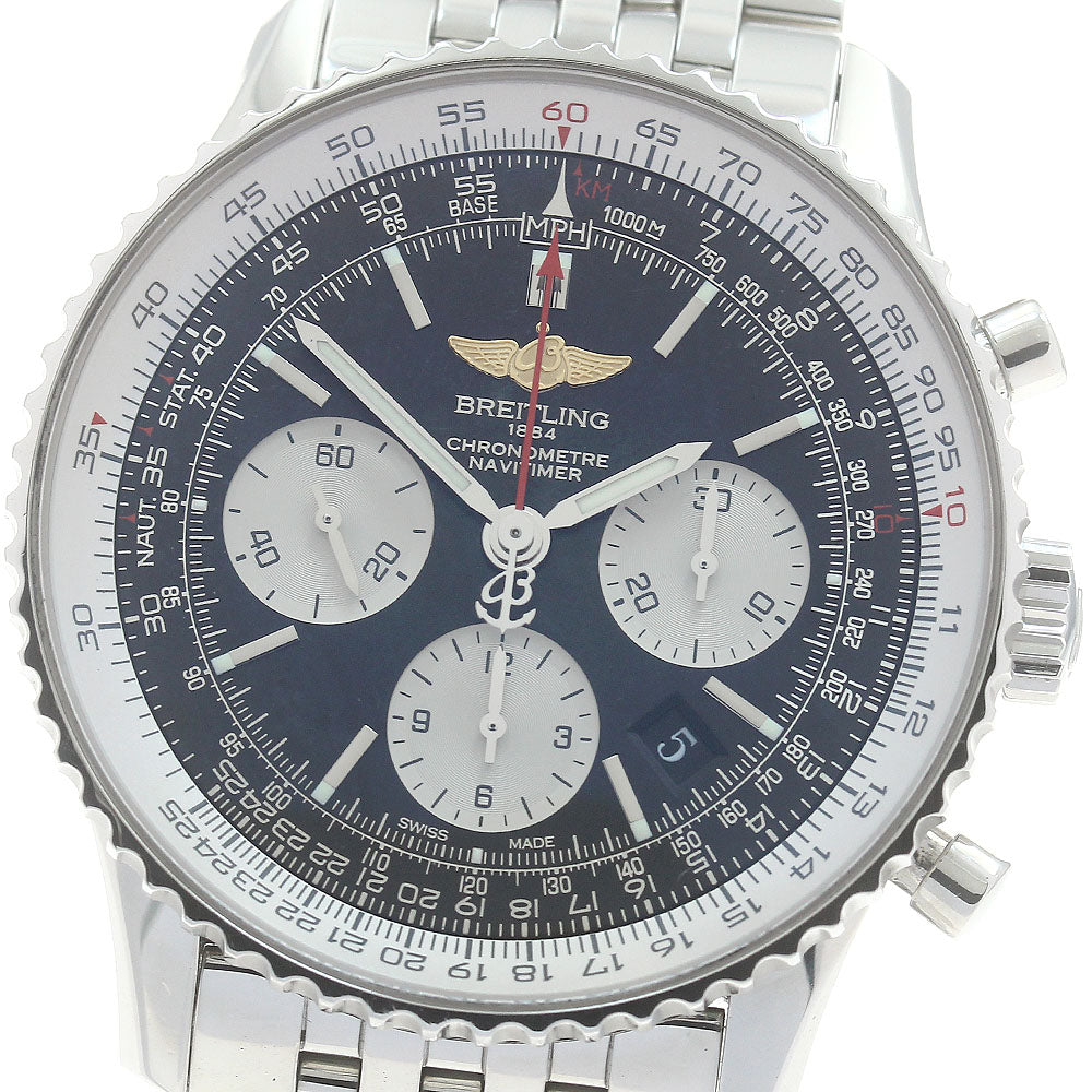 BREITLING Navitimer01 AB0120 Chronograph Black Dial Automatic Men's Watch_882524