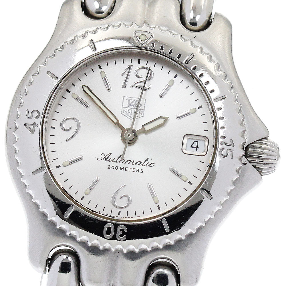 TAG HEUER S/el WG2310/BA0470 Date Silver Dial Automatic Ladies Watch_882527