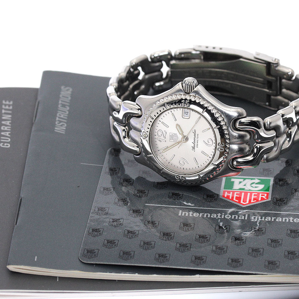 TAG HEUER S/el WG2310/BA0470 Date Silver Dial Automatic Ladies Watch_882527