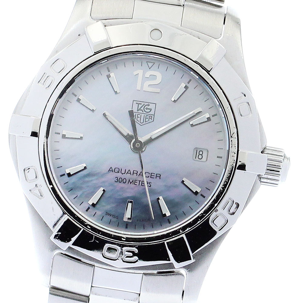 TAG HEUER Aqua racer WAF1417 Date Blue shell Dial Quartz Ladies Watch_882532