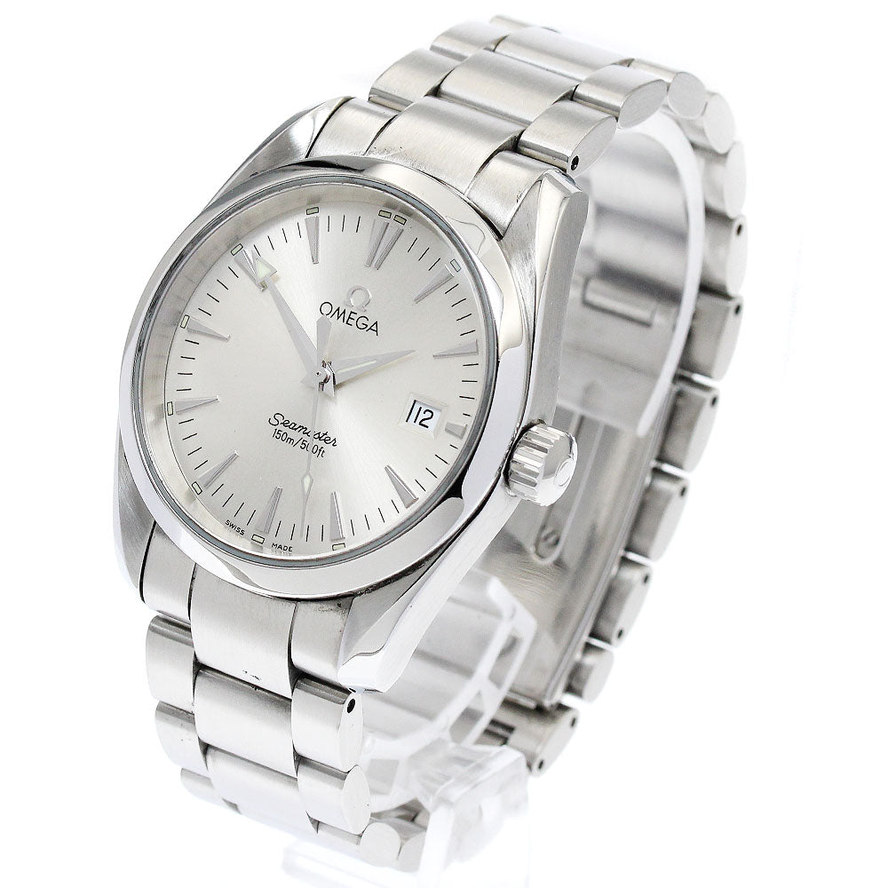 OMEGA Seamaster Aqua Terra 2518.30 Date Silver Dial Quartz Boy's Watch_882536