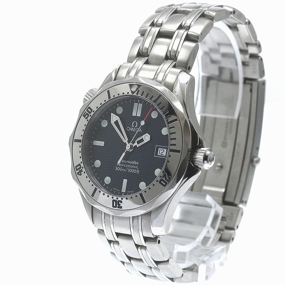 OMEGA Seamaster300 2562.80 Date blue Dial Quartz Boy's Watch_882540