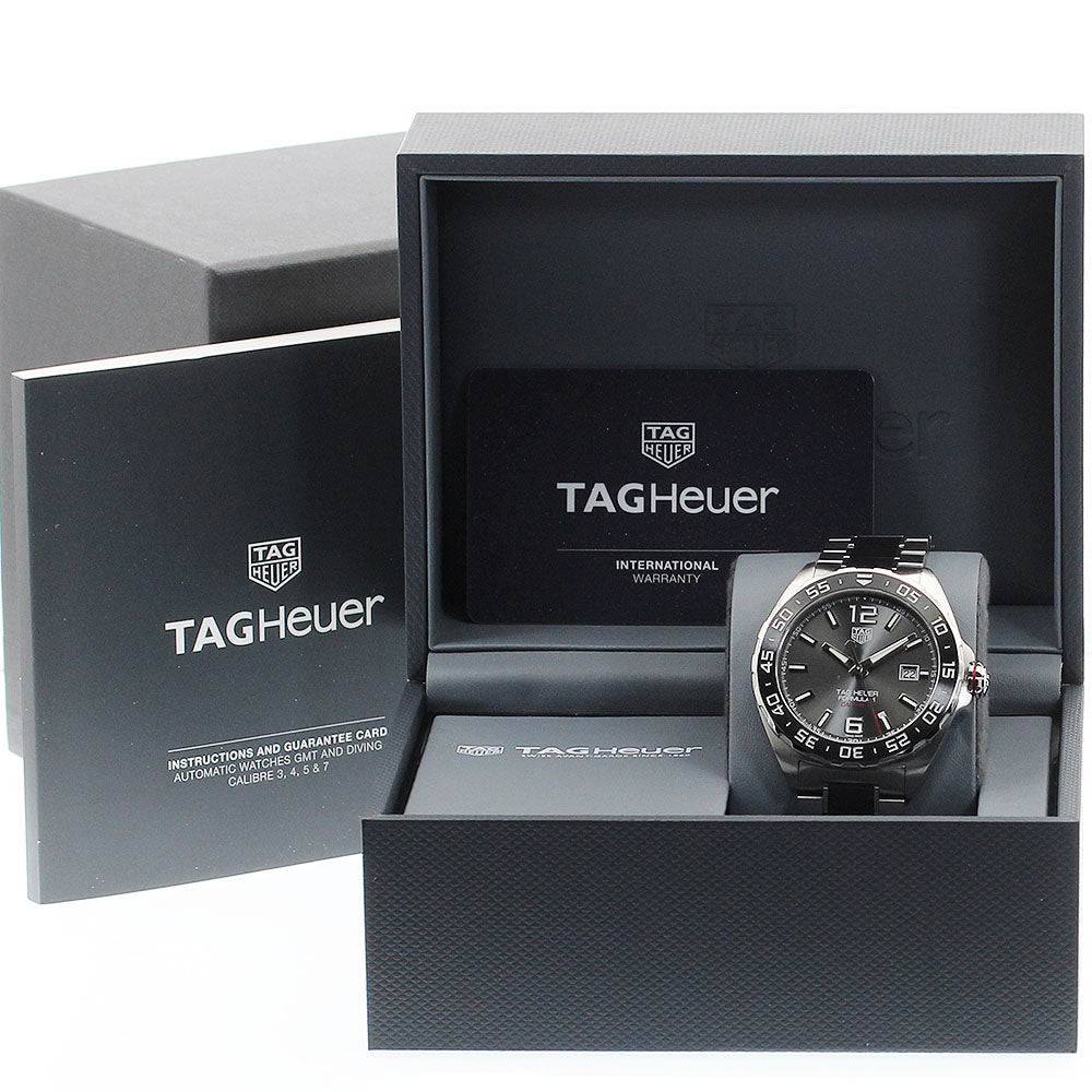 TAG HEUER Formula 1 WAZ2011 Date caliber 5 gray Dial Automatic Men's_882546