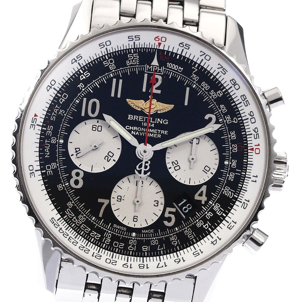 BREITLING Navitimer01 AB0120 Chronograph black Dial Automatic Men's Watch_882561