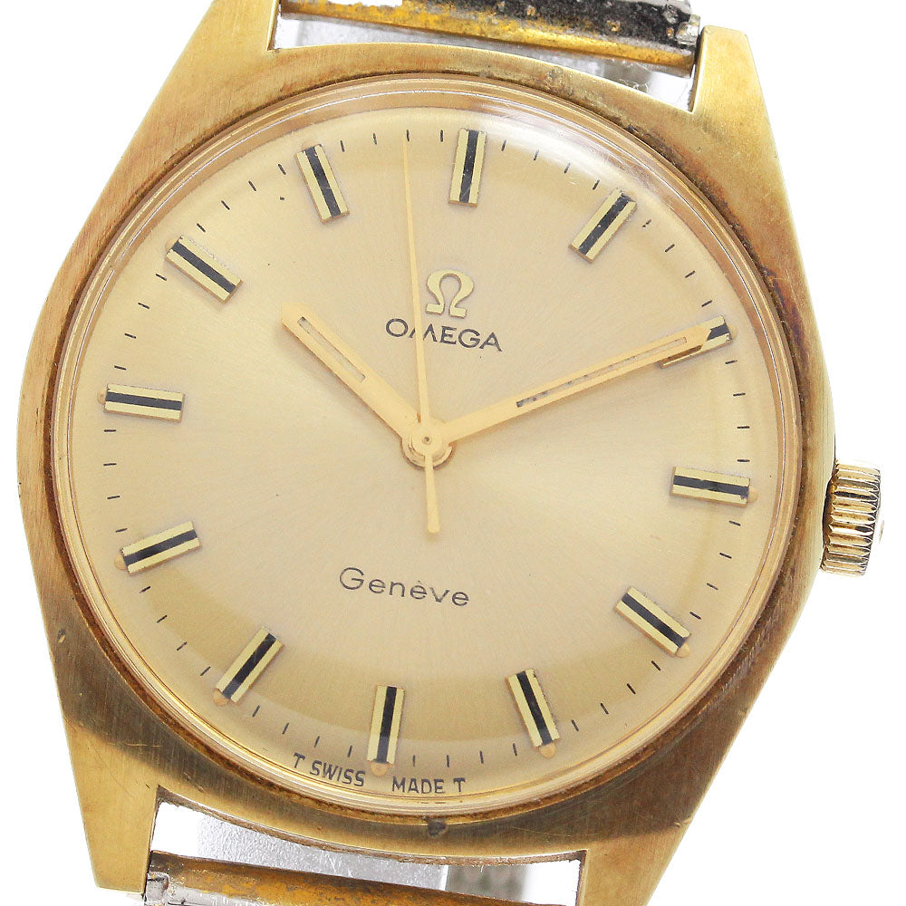 OMEGA Geneve 135.041 Cal.601 gold Dial Hand Winding Men's Watch_882575