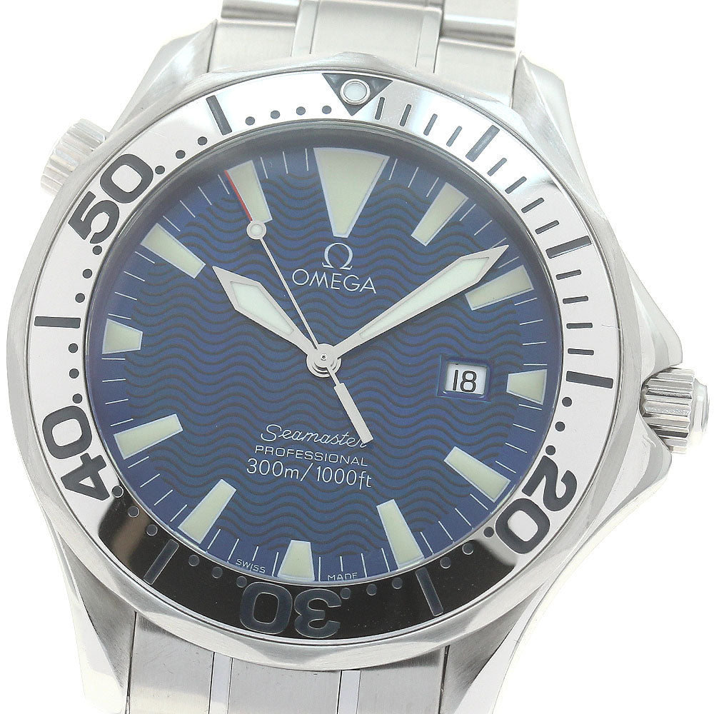 OMEGA Seamaster300 2265.80 Date Blue Dial Quartz Men's Watch_882604