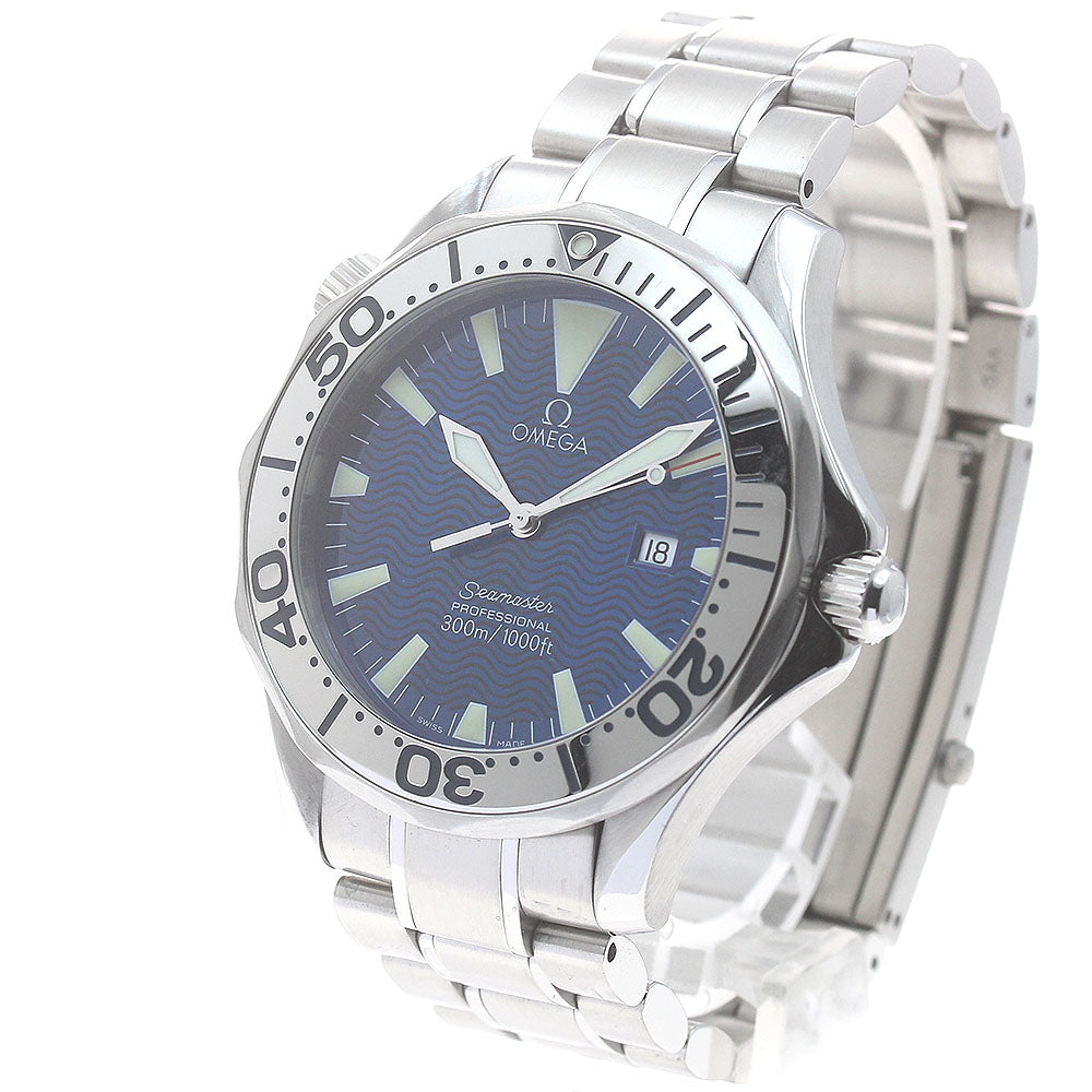 OMEGA Seamaster300 2265.80 Date Blue Dial Quartz Men's Watch_882604