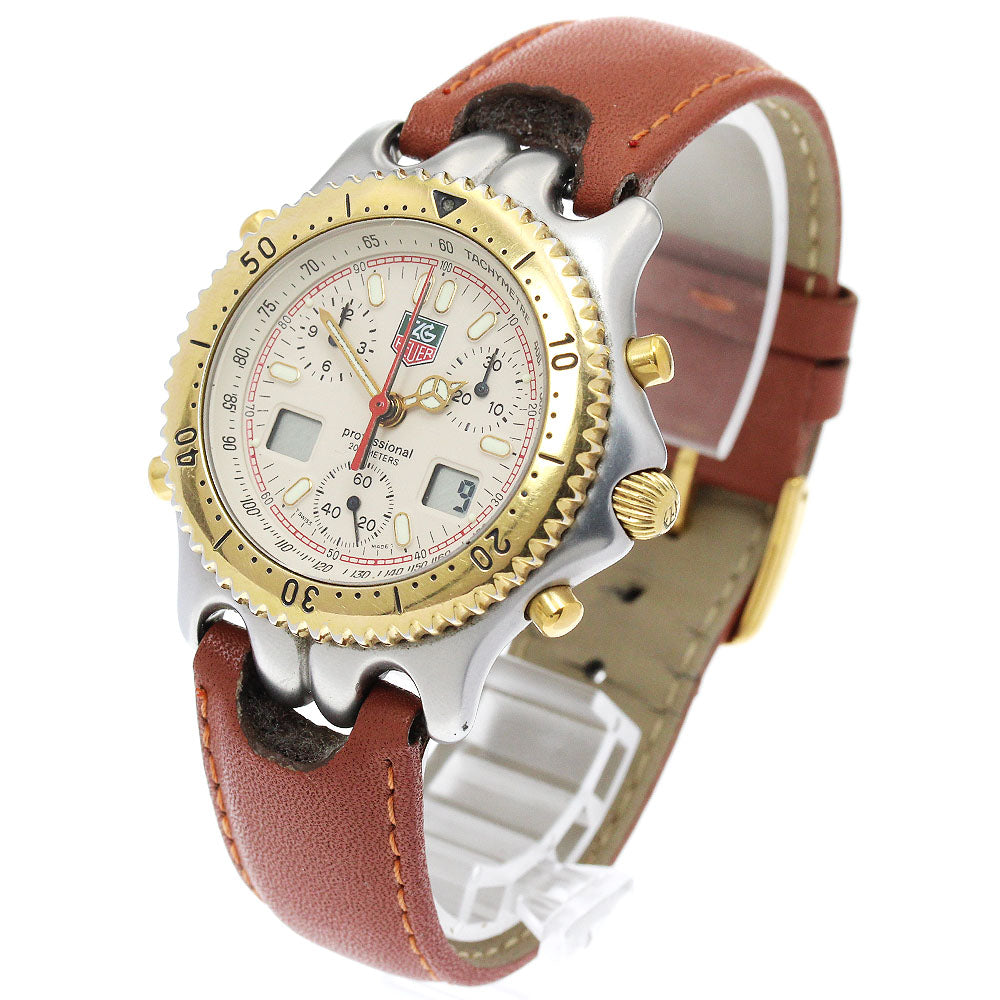 TAG HEUER S/el Professional 200m S25.706 Date Chronograph QZ Men's Watch_882616