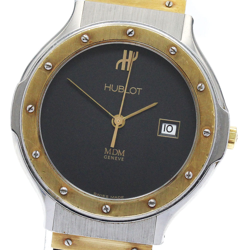 HUBLOT MDM Classic 1401.100.2 Date black Dial Quartz Boy's Watch_882624