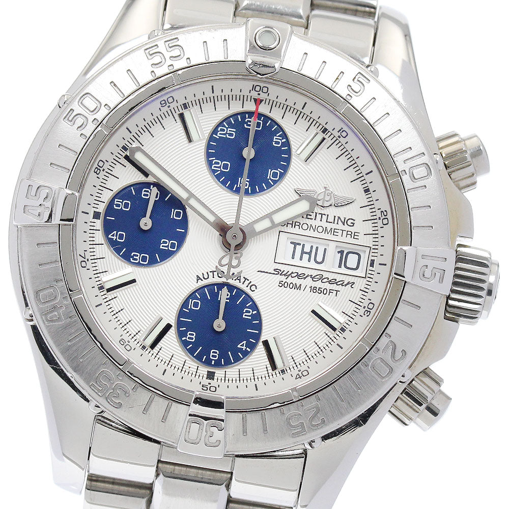 BREITLING Super Ocean A13340 Day-Date Chronograph Automatic Men's Watch_882629