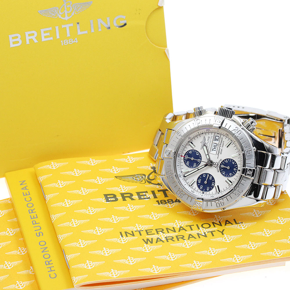 BREITLING Super Ocean A13340 Day-Date Chronograph Automatic Men's Watch_882629