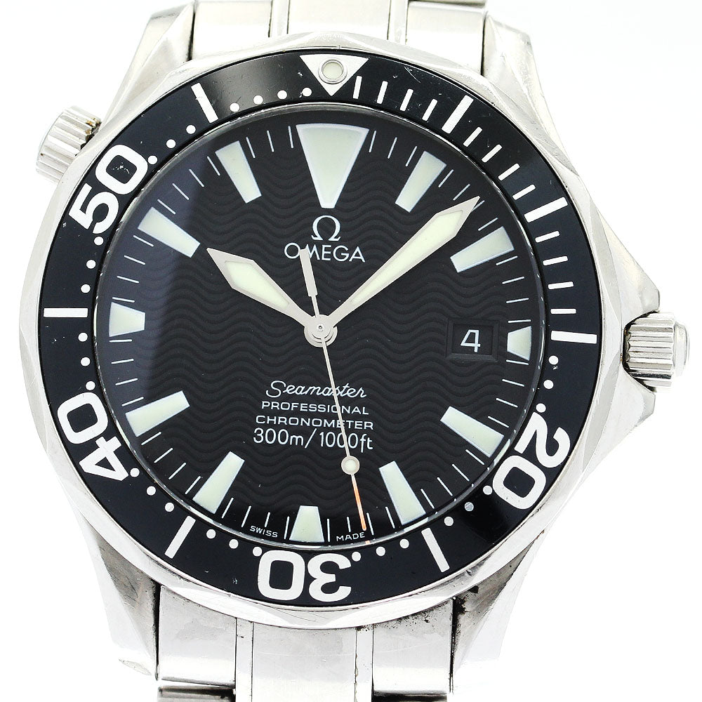 OMEGA Seamaster300 2254.50 Date Black Dial Automatic Men's Watch_882654
