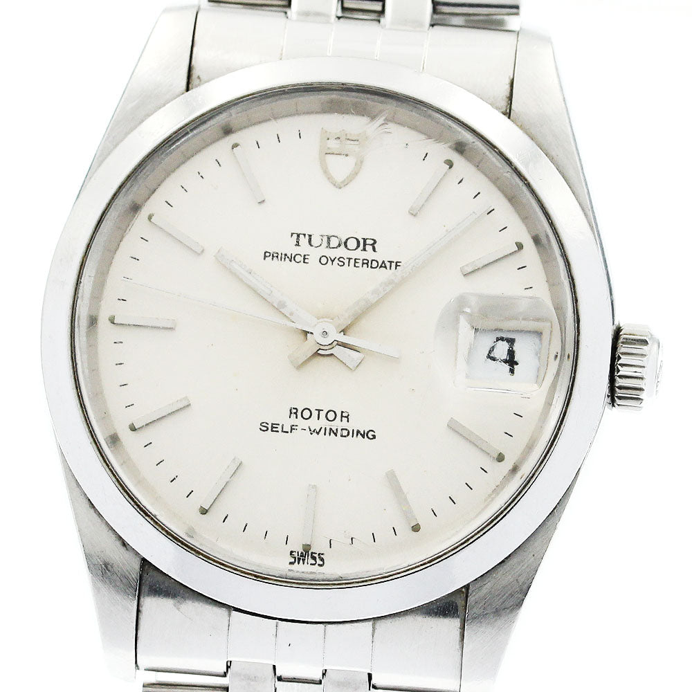 TUDOR Prince Oyster Date 74000N Cal.2824-2 Silver Dial AT Men's Watch_882657