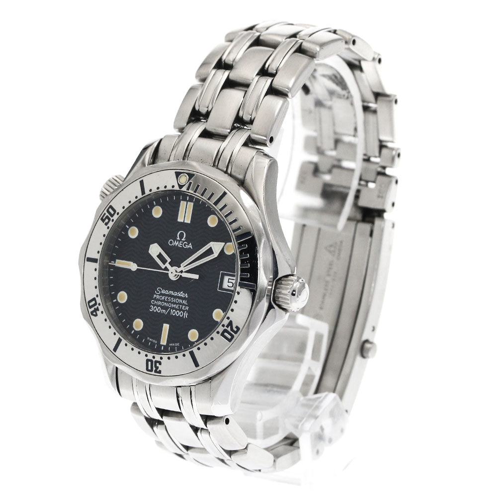 OMEGA Seamaster300 2552.80 Date Navy Dial Automatic Boy's Watch_882660