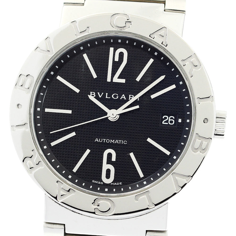 BVLGARI BVLGARIBVLGARI BB38SSAUTO Date black Dial Automatic Men's Watch_882662