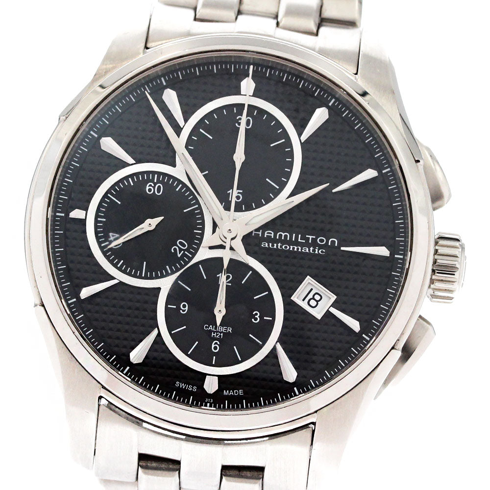 HAMILTON Jazz master H325960 Chronograph Date black Dial Automatic Men's_882663