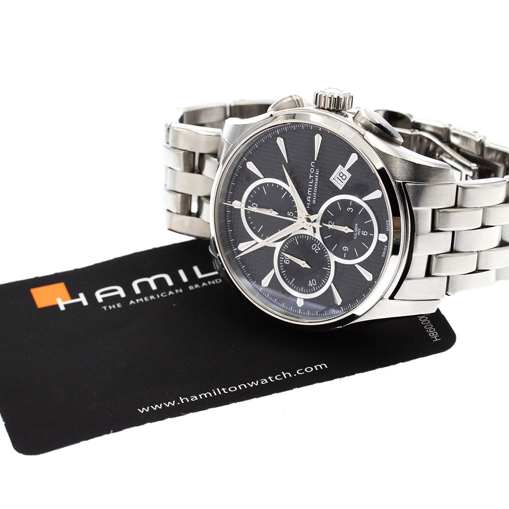 HAMILTON Jazz master H325960 Chronograph Date black Dial Automatic Men's_882663