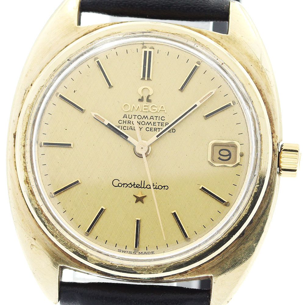 OMEGA Constellation CD 168.017 SP Date Cal.564 Gold Dial Automatic Men's _882665