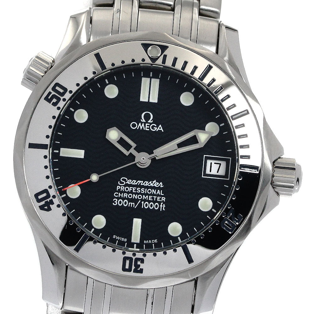 OMEGA Seamaster Diver 300M 2552.80 Date Navy Dial Automatic Boy's Watch_882677