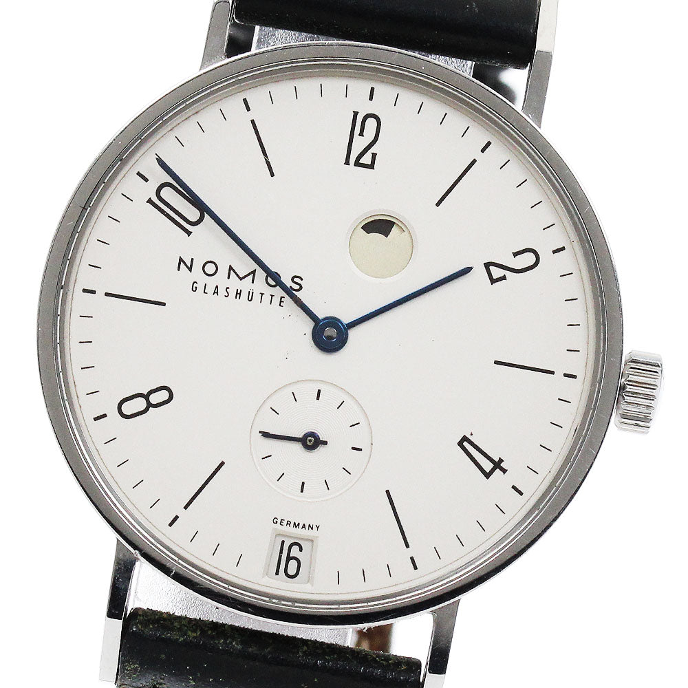NOMOS Tangent TN1D1W2BK Date Power reserve Hand Winding Men's Watch_882685