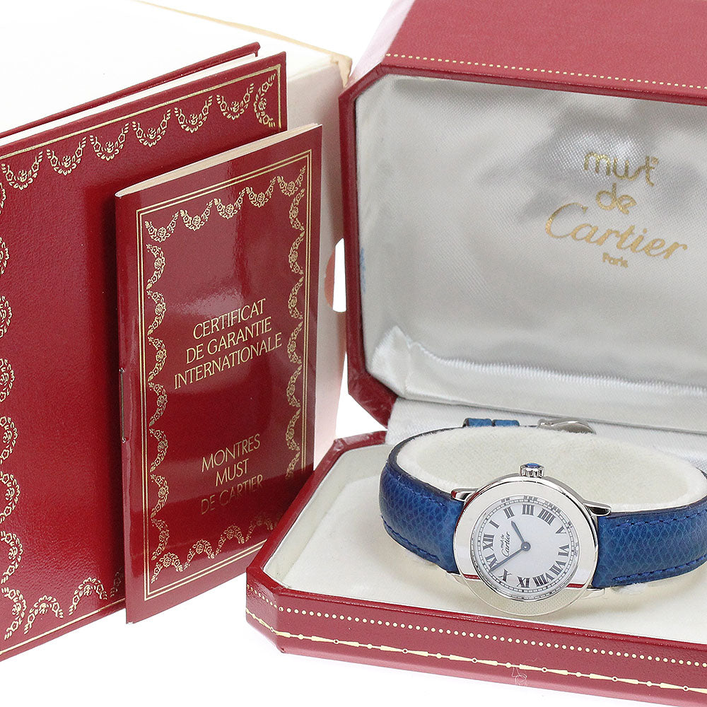 CARTIER Must Rondo W1008643 white Dial Quartz Ladies Watch_882690