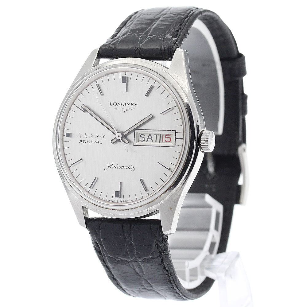 LONGINES Admiral 5 Star 8182-1 Day Date cal.503 Silver Dial Automatic Men's Watch_882694